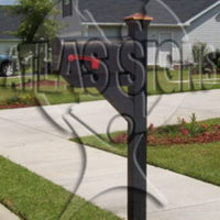 Amber Glen: Mailbox and Post