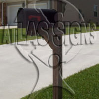 Eagle Bluff: Mailbox and Post