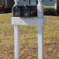 East Crossing: 2 Mailboxes and Post