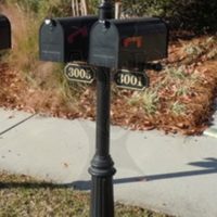 Madison: 2 Mailboxes and Post