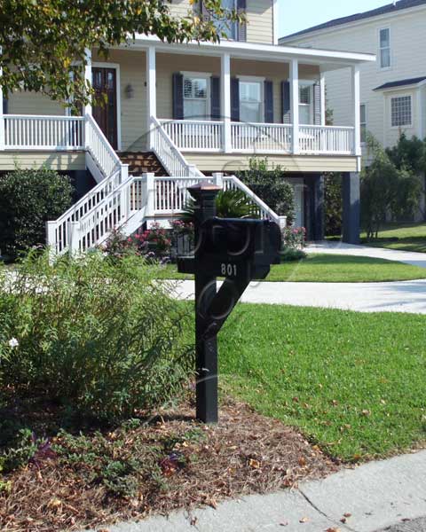 Old Village Landing: Mailbox and Post