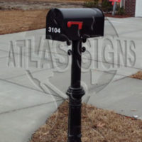 Marsh Grove: Mailbox and Post