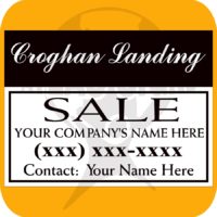 Croghan Landing: FOR SALE/RENT Sign Face Only