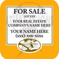 Hamlin Plantation: FOR SALE/RENT Sign Face Only