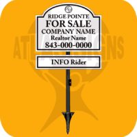 Ridge Pointe: FOR SALE Sign and Rider