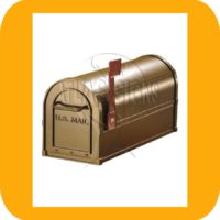 Deluxe Rural Mailbox: Bronze