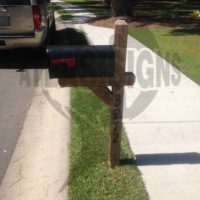 Brownswood Farms: Mailbox and Post