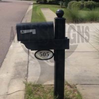 Woodward Point: Mailbox and Post