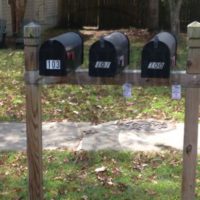 Adthan Place: 3 Mailboxes and Post