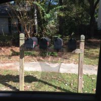 Bloomfield: 4 Mailboxes and Post