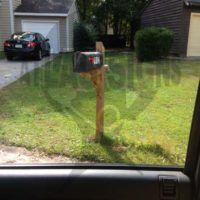 Bridge Creek: Mailbox and Post