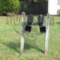 Bridge Creek: 2 Mailboxes and Post