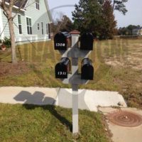 Eagle Landing: 4 Mailboxes and Post