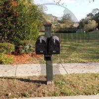 Saltgrass Pointe: 2 Mailboxes and Post