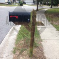 Indigo Terrace: Mailbox and Post