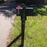 Guilford Gates: 2 Mailboxes and Post