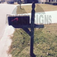 Scouts Crossing: Mailbox and Post