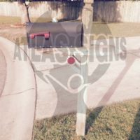 Scott's Mill: Mailbox and Post