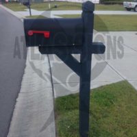 Sunny Field: Mailbox and Post