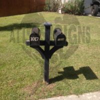 Waterside Landing: 2 Mailboxes and Post