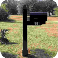Beckett Plantation: Mailbox and Post