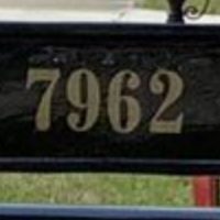 Brunswick Plantation: Mailbox Numbers (Set of 2)
