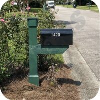 Legend Oaks: Mailbox and Post (Light Green)