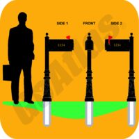 The Gates at Savannah Quarters: Mailbox and Post